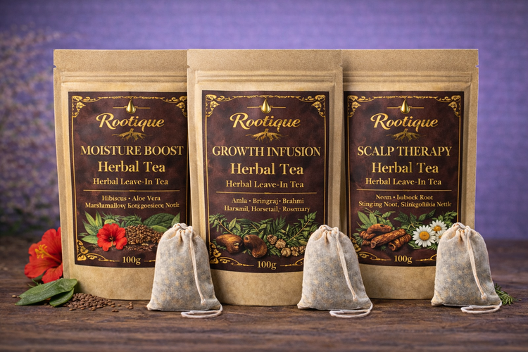 Leave-In Herbal Hair Teas