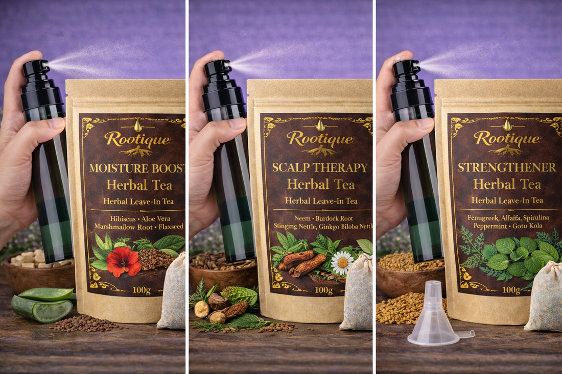 Rootique Leave-In Hair Teas with Accessories